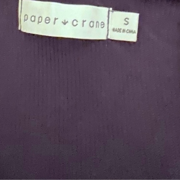 Paper Crane- Navy Waffle Hi-Lo Hoodie with Alpine Sleeves - Picture 5 of 5